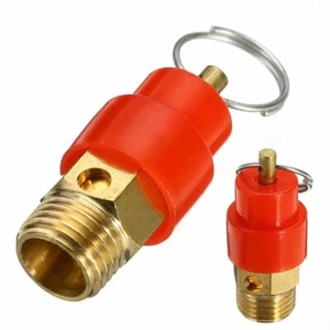 Valvola sicurezza valvola sicurezza compressore 1/4 "filettatura maschio - Foto 1 di 8
