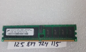 512MB 1RX8 SINGLE-SIDED 9CHIPS DDR2-400 PC2-3200R ECC Reg Server Memory - Picture 1 of 1