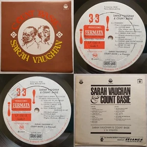 SARAH VAUGHAN & COUNT BASIE 1969 MONO PROMO UNIQ CVR SPANISH TITLES CHILEAN PRS! - Picture 1 of 22