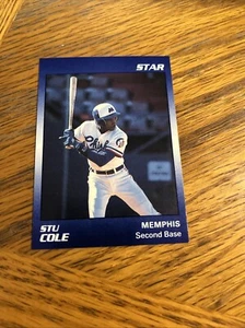 1989 Star #41 Stu Cole Card Memphis Chicks Kansas City Royals XRC Set 2 Break - Picture 1 of 3