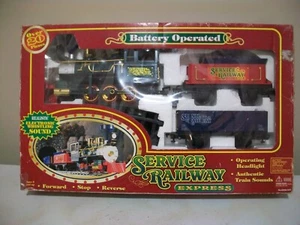 Service Railway Express Battery-Operated Train Set-Headlight/Sound-Instructions - Picture 1 of 11