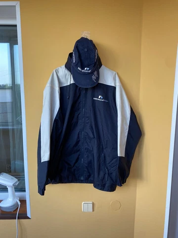 rare jacket + cap BMW Williams F1 Team official 2001 XL racing nylon Cover