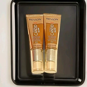 Revlon Photo Ready 550 Candid Moisture Glow Anti-Pollution Foundation ×2 New - Picture 1 of 2