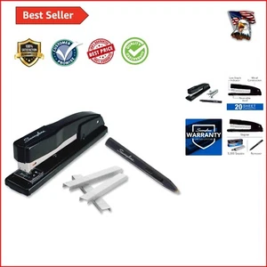 Versatile Jam-Resistant Desktop Stapler; Includes Staples Remover & 5000 Staples - Picture 1 of 7