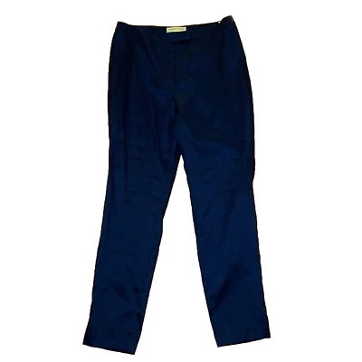 Sigrid Olsen Signature Navy Blue Pants Womens 8 NEW - Image 1 of 4
