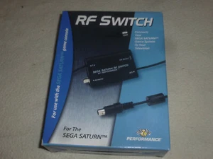 NEW IN BOX SEGA SATURN SYSTEM RF AV SWITCH CABLE ADAPTER OEM NIB PERFORMANCE - Picture 1 of 2