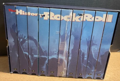 The History of Rock N Roll - Boxed Set (VHS, 1995) 10 Tapes VG+ - Image 1 of 4