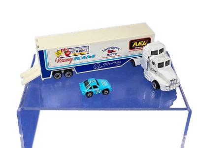 Racing Champions 1989, Dave Marcis, #71, Big Apple Market, Car & Transporter 1:64 Foto 1 de 4