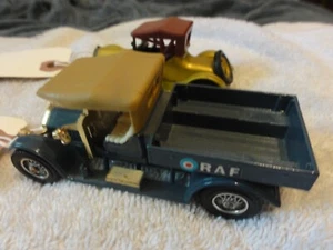 MATCHBOX LESNEY MODELS OF YESTERYEAR 1918 CROSSLEY RAF TENDER 1913 CADILLAC LOT - Picture 1 of 3