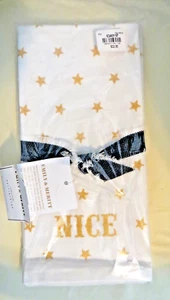 Pottery barn Disney holiday towel kitchen party Emily Meritt space school star , - Picture 1 of 6