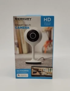 Merkury Innovations Smart WiFi Camera 720P Voice Control, Motion Sensor Torn Box - Picture 1 of 8
