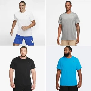 Nike Dri-FIT T Shirt Sportswear Activewear Mens Training Swoosh Logo Tee - Picture 1 of 16