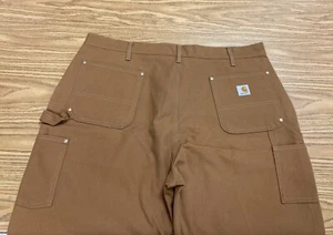 Carhartt Carpenter Hose B01 BRN Double Knee Braun Herren 42x34 Original Fit Neu ohne Etikett - Bild 1 von 8