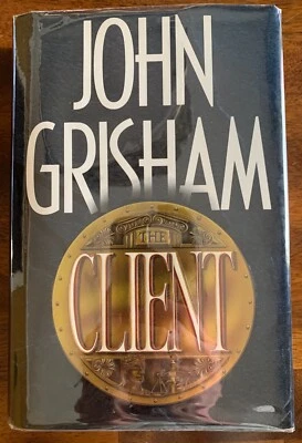 The Client, Grisham, SIGNED, 1st/1st, HC/DJ in Mylar, 1993 - Image 1 of 4