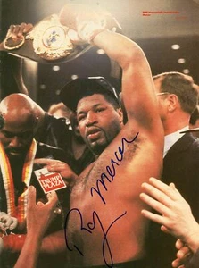 Ray Mercer Autographed Magazine Photo Boxing Champ 177636 - Picture 1 of 2