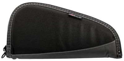 Allen Deluxe Handgun Case 13" Black w/Gray Trim Foam Lockable Zipper 44413 - Image 1 of 2