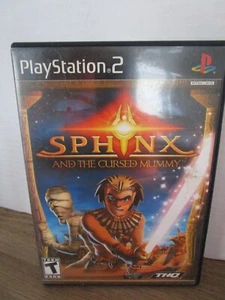 PS2 Sphinx and the Cursed Mummy (PlayStation 2, 2003) Complete Rated T by THQ - Picture 1 of 3