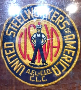 (pgasteelers1) United Steel Workers of America - A.F.L./C.I.O. Patch 5" π - Foto 1 di 4