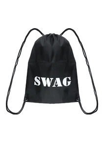 Fancy Dress Drawstring Swag Bag Cops And Robbers Granny Burglars Swat Party Loot - Picture 1 of 1