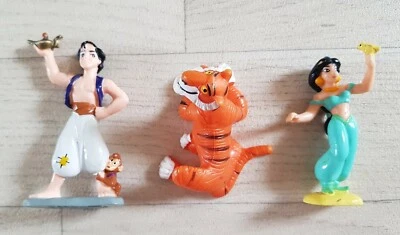 BULLYLAND - ALADDIN FIGURES toys RAJAH tiger DISNEY joblot BUNDLE jasmine SET - Image 1 of 4