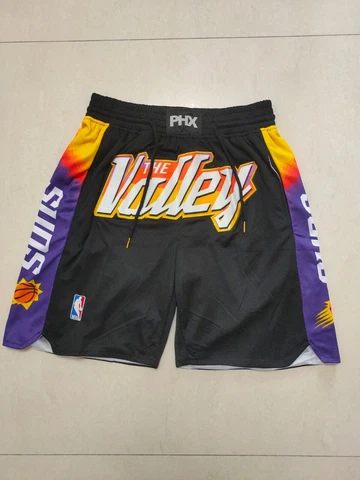 Hot sale Phoenix Suns Men’s Black with Pockets Basketball Shorts Size: S-XXL Cover
