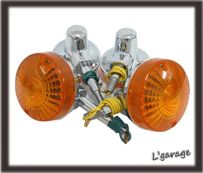 [LG432] SUZUKI GT380 GT500 GT550 GT750 FRONT + REAR SIGNAL 4PCS 12V (CB) — 第 1/4 张图片