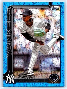 2025 Topps #268 Marcus Stroman Blue Holo Foil #/150 - Picture 1 of 2
