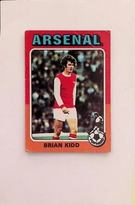 Topps Bazooka Aresenal Fc Brian Kidd Football Karte #7 - Bild 1 von 2