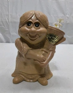 1970 Russ Wallace Berrie - MIGLIORE MADRE DEL MONDO - Figurina in resina infrangibile - USA - Foto 1 di 6