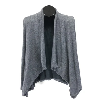 Cárdigan drapeado delantero sin mangas Calvin Klein Performance para mujer Plus 2X gris Foto 1 de 4