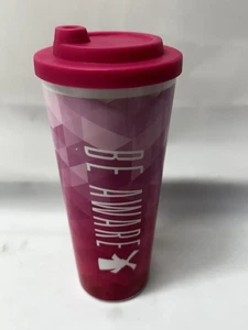 Dutch Bros Tumbler Breast Cancer Awareness Pink “be Aware” 20oz - Picture 1 of 3