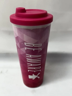 Dutch Bros Tumbler Breast Cancer Awareness Pink “be Aware” 20oz - Image 1 of 3