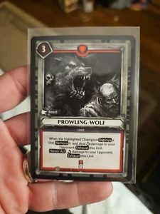 Warhammer 2019 Age of Sigmar: Champions Prowling Wolf #118 CONFEZIONE FRESCA rara - Foto 1 di 3