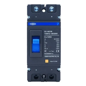  2P DC 1000V Solar Formgehäuse Leitungsschutzschalter MCCB Überlastschutz 7057 - Bild 1 von 10