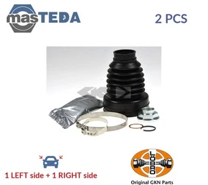 306204 CV JOINT BOOT KIT PAIR TRANSMISSION END FRONT RIGHT LEFT LOBRO 2PCS NEW - Picture 1 of 6