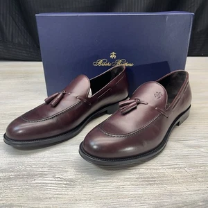 Zapatos de vestir Brooks Brothers Penny mocasín con borlas talla 11,5 muy ligeros - Imagen 1 de 23