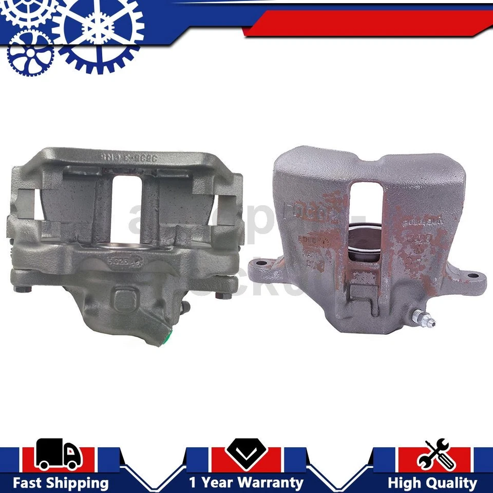 Par de pinças de freio dianteiras para motorista passageiro compatível com Audi 4000 Quattro 2.2L - Imagem 1 de 4