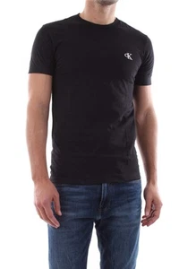 Calvin Klein CK Essential Slim Tee J30j314544 Top in Maglia a Maniche Corte Uomo - Foto 1 di 12