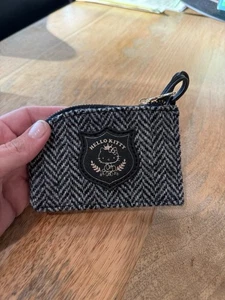 Hello Kitty Harris Tweed Coin Purse - Made in Japan - Picture 1 of 7