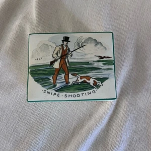 portagioie vintage cane da tiro cecchino ceramica portagioie Plichta Inghilterra raro - Foto 1 di 12