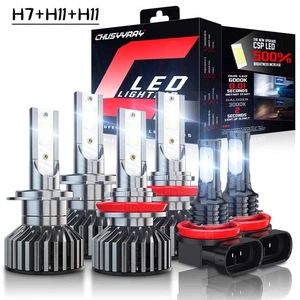 Kit de faros LED de haz alto/bajo + bombillas antiniebla para Mazda MX-5 Miata 2006-2014 - Imagen 1 de 18