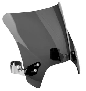 Mohawk Windshield For Honda VTX1300C 2004-2009 Short Straight Arms Chrome - Picture 1 of 4