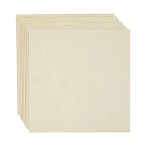 8-Pack 12x12 Wood Panels, Thin Plywood for Crafts, Painting, DIY, Art Project... - Picture 1 of 9