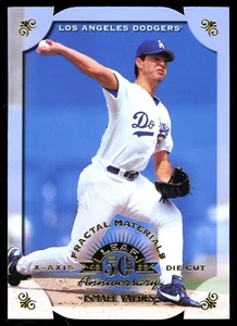 Hoja Fractal Materials 1998 troquelado #120 Ismael Valdés/200 - Imagen 1 de 2