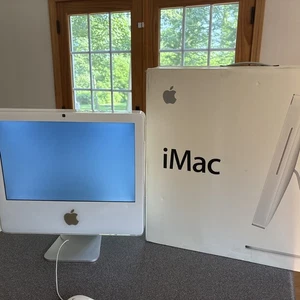 Weißer Apple iMac, 17 Zoll Breitbildcomputer, 1,83 GHz Intel Core Duo - Bild 1 von 9