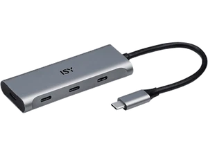 Hub - ISY IHU-5600, 4 Puertos, 10 Gbit/s, Plata.. - Imagen 1 de 1