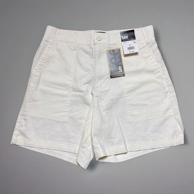 Pantalones Cortos Lee Cream Comfort Cintura ECRU 6” Entrepierna Para Mujer Talla 10 Elastizados Nuevos con Etiquetas Foto 1 de 4