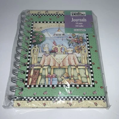 Mary Engelbreit Tea Party Journal 160 Pages Spiral Bound New in Packaging - Image 1 of 4