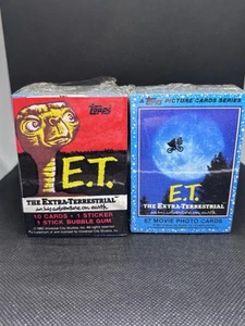 Topps 1982 E.T. EXTRA TERRESTRISCH KOMPLETTSATZ SAMMELKARTEN MIT WRAPPER Set 1+2 - Bild 1 von 3