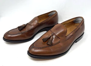 Allen Edmonds Mens Loafer Dress Shoes 10.5 EEE Brown Leather Tassel Classic - Bild 1 von 23